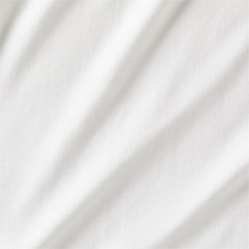 Keyne TENCEL™ Lyocell Linen-Blend White King Pillowcases Set of 2 - image 2 of 3