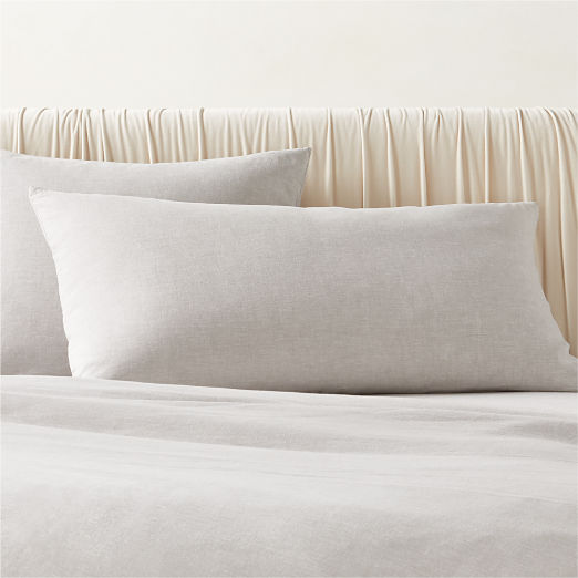 Grey Pillow Shams CB2 Canada