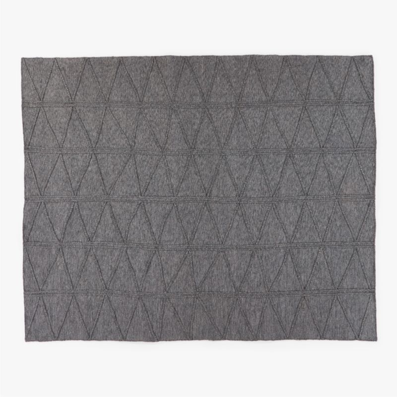 View Kian Grey Jacquard Indoor/Outdoor Area Rug 8'x10' details