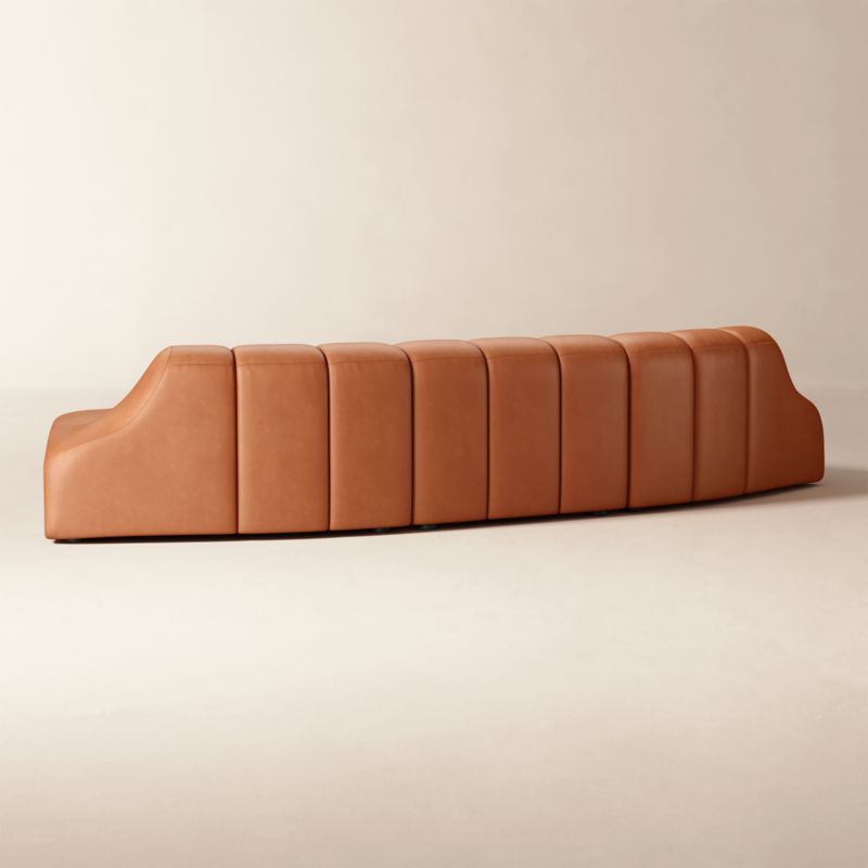 Kindred 3-Piece Leather Sectional Sofa by Casa Dean by Swizz Beatz - image 4 of 5