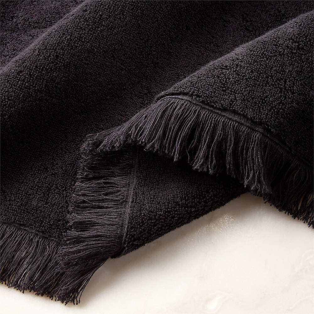 Kindred Organic Cotton Black Washcloth by Kravitz Design + Reviews