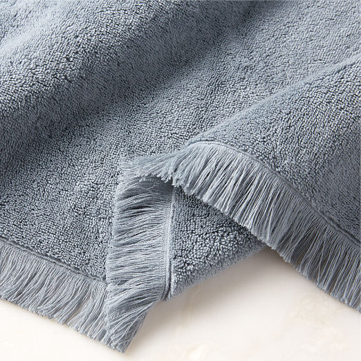 Kindred Organic Cotton Blue Bath Sheet by Kravitz Design