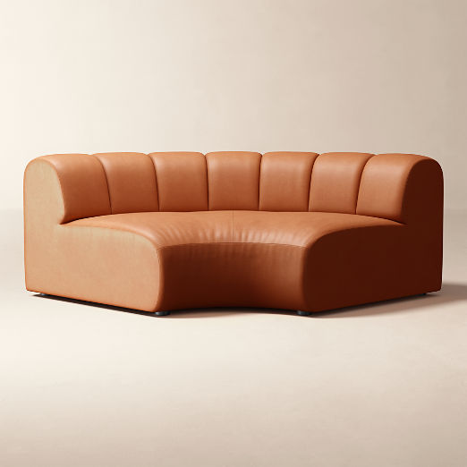 Kindred Leather Corner Chair by Casa Dean by Swizz Beatz