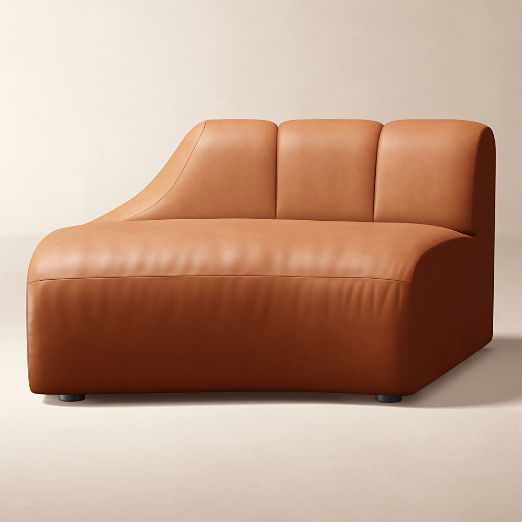 Kindred Leather Left End Chair by Casa Dean by Swizz Beatz