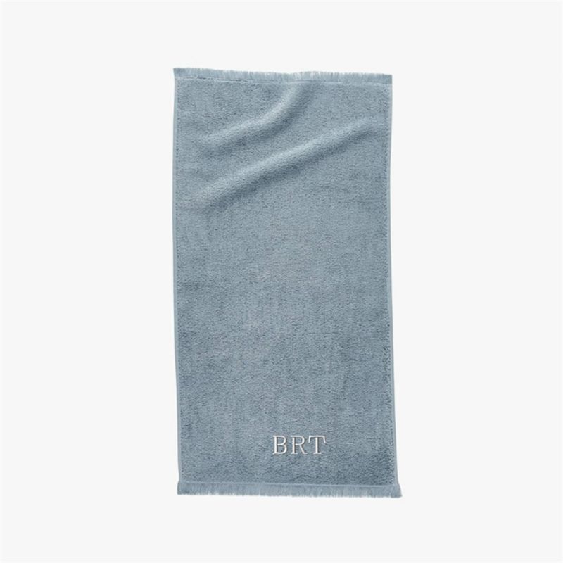 Kindred Organic Cotton Blue Hand Towel by Kravitz Design - image 3 of 6