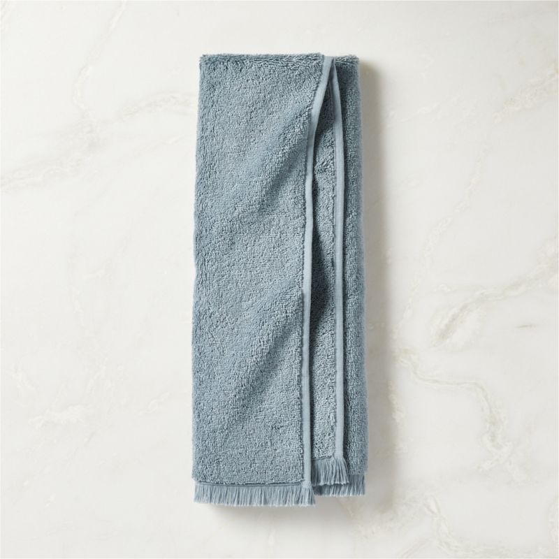 View Kindred Organic Cotton Blue Hand Towel by Kravitz Design details