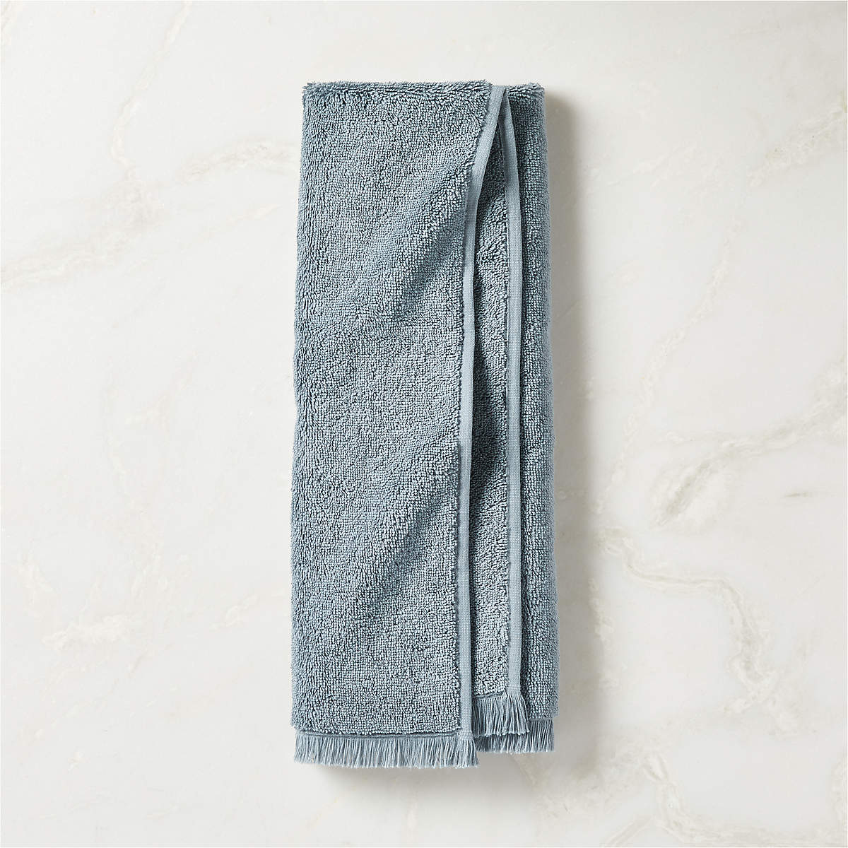 Kindred Organic Cotton Blue Washcloth by Kravitz Design + Reviews | CB2