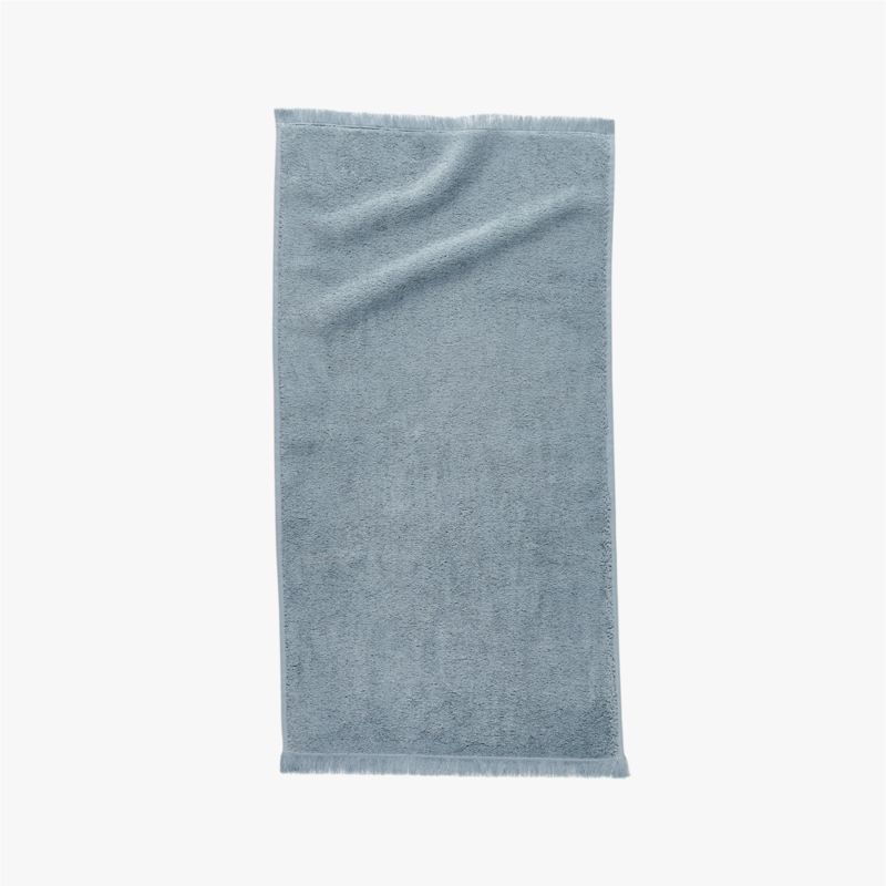 Kindred Organic Cotton Blue Hand Towel by Kravitz Design - image 2 of 6