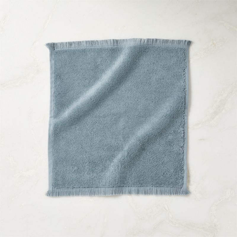 Kindred Organic Cotton Blue Washcloth by Kravitz Design - image 0 of 4