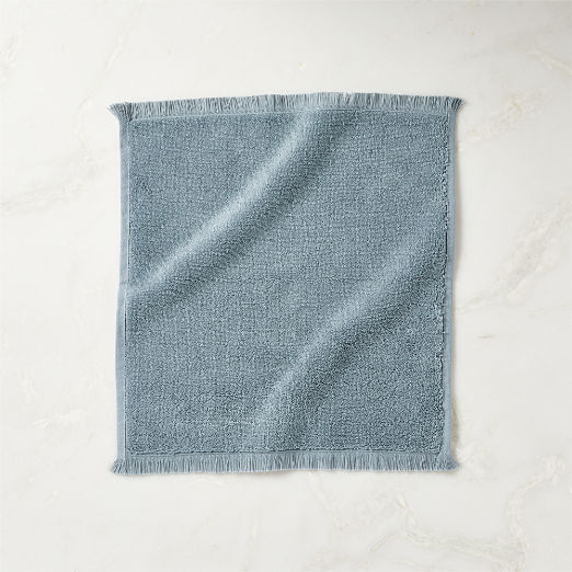 Kindred Organic Cotton Blue Washcloth by Kravitz Design