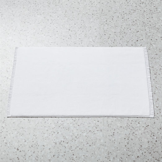 White Bath Mats CB2 Canada