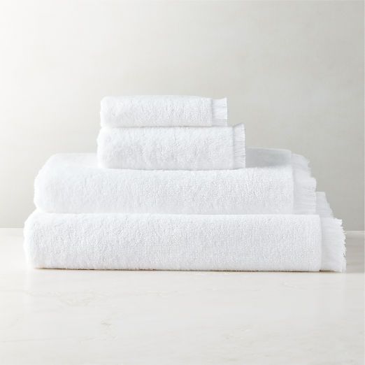 Kindred Organic Cotton White Bath Sheet by Kravitz Design