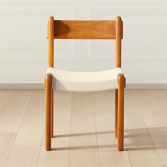 Embassy Wood and Metal Dining Chair Model 1535 + Reviews CB2