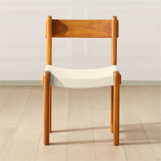 leather dining chairs CB2