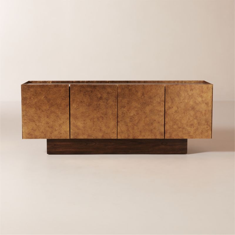 Kinzie 72" Bronze Wood Credenza - image 0 of 13