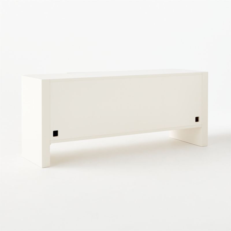 Kirnan 72" Ivory High-Gloss Lacquered Credenza - image 8 of 10