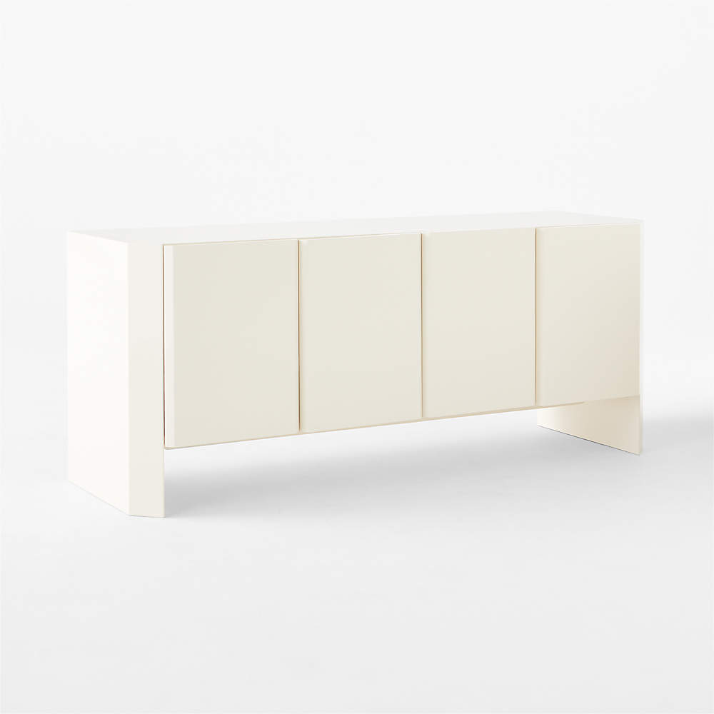 High store gloss credenza