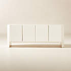 Chill 60" White High-Gloss Media Console