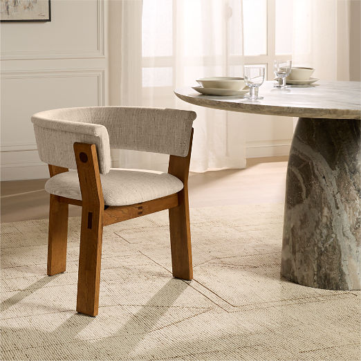 Klub Sand Performance Fabric Dining Chair by Steen Ostergaard