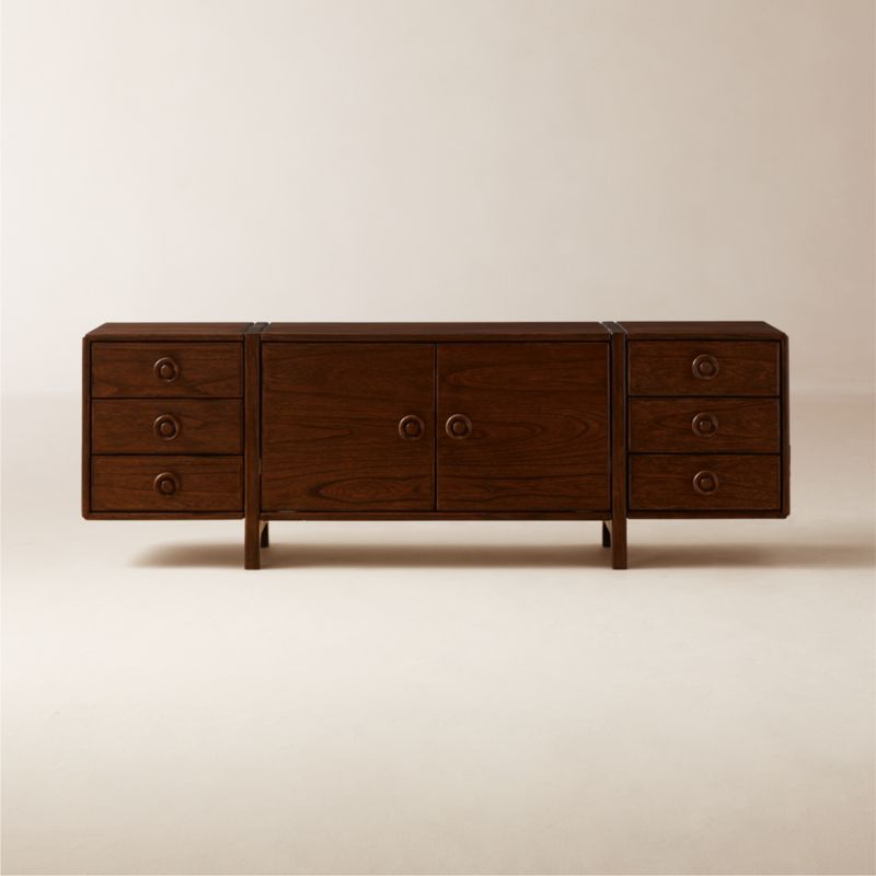 Knap 80" Wood Media Console - image 0 of 9