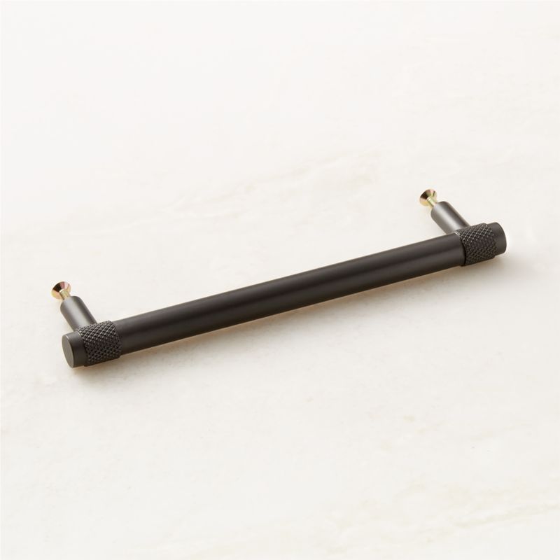 Peri Knurled Black Cabinet Handle 6'' - image 4 of 5