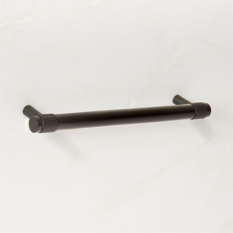 Peri Knurled Black Cabinet Handle 6'' - image 3 of 5