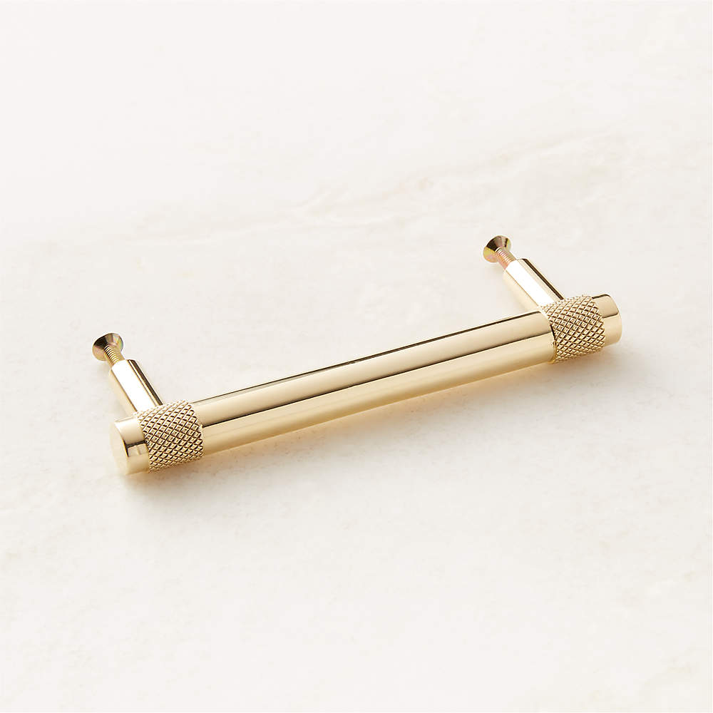 Elements Belmont Polished Brass Pantry/Closet Right-Handed Non-Turning  Dummy Door Handle