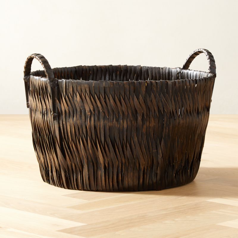 View Kobe Handwoven Bamboo Storage Basket details