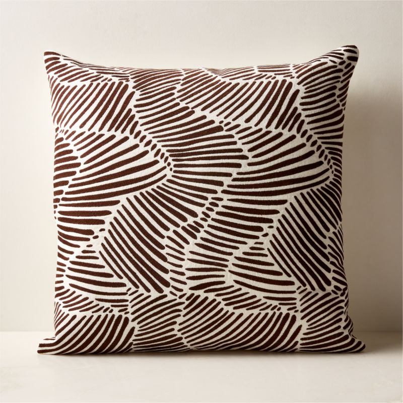 Zea Embroidered Lumbar Pillow