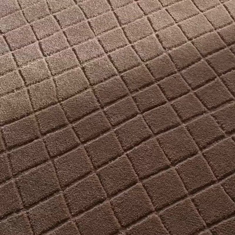Kole Sienna Brown Abstract Performance Nylon Area Rug 9'x12'