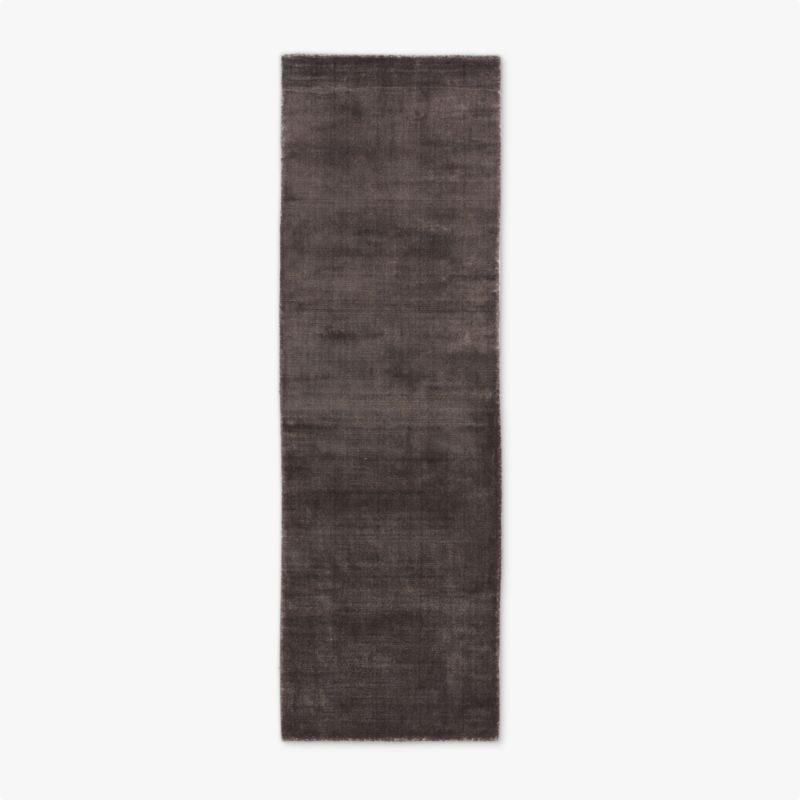 Kole Charcoal Solid Performance Nylon Runner Rug 2.5'X8' - image 0 of 4