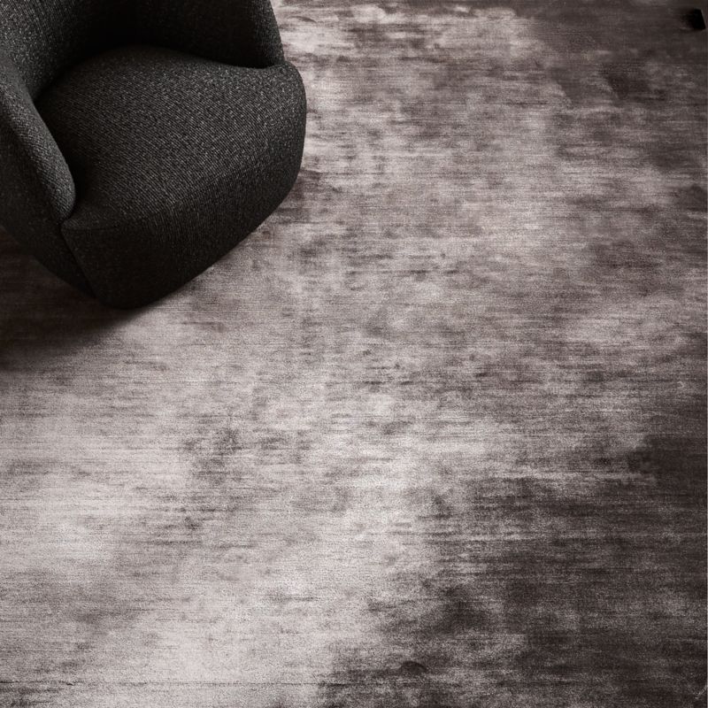 Kole Charcoal Solid Performance Nylon Area Rug 9'X12' - image 4 of 5