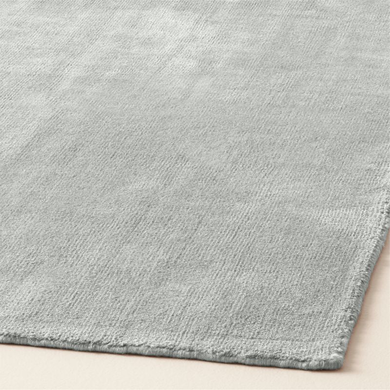 Kole Cool Grey Solid Performance Nylon Area Rug 10'x14' - image 2 of 5