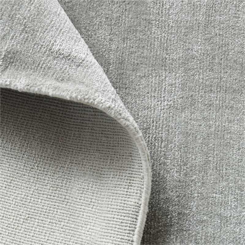 Kole Cool Grey Solid Performance Nylon Area Rug 10'x14' - image 4 of 5