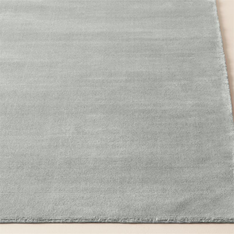 Kole Cool Grey Solid Performance Nylon Area Rug 10'x14' - image 3 of 5