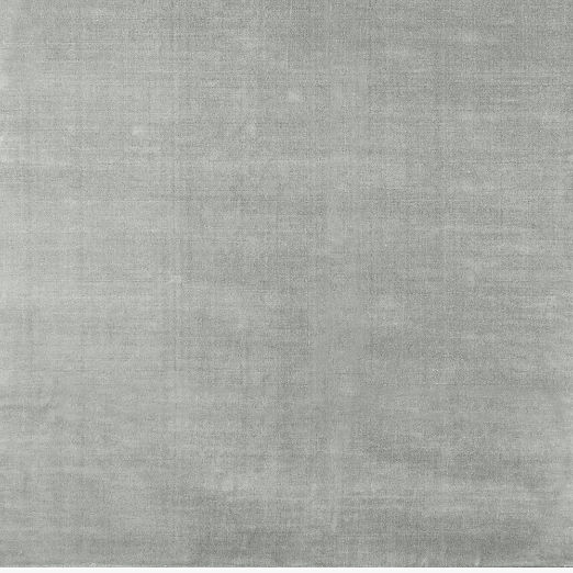 Kole Cool Grey Solid Performance Nylon Rug Swatch 12"x12"