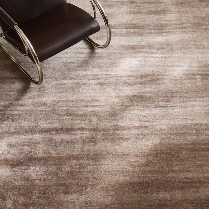 Kole Mink Brown Solid Performance Nylon Area Rug 8'x10' - image 4 of 6