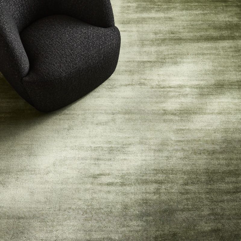 Kole Olive Green Solid Performance Nylon Area Rug 10'x14' - image 4 of 4
