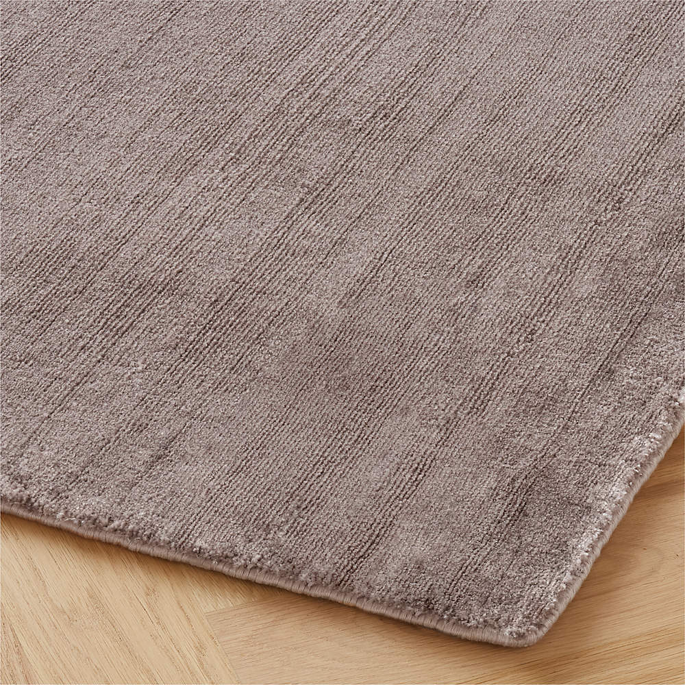 Brown and Grey Flatweave Chenille Rug - 3'6 x 5'6 – abc carpet