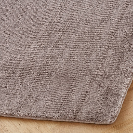 Kole Mink Brown Solid Performance Nylon Area Rug