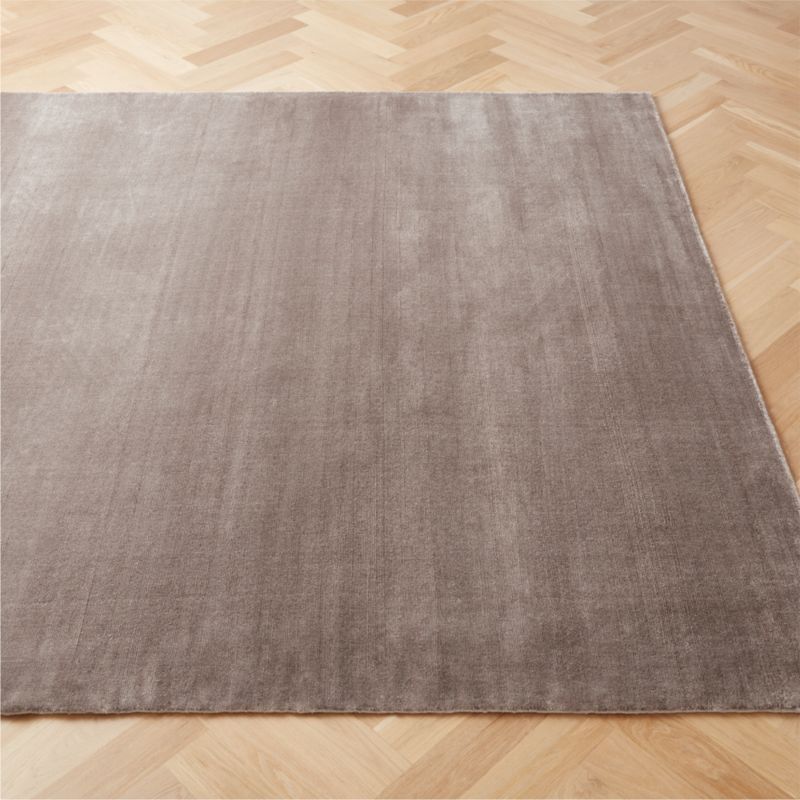 Kole Mink Brown Solid Performance Nylon Rug Swatch 12