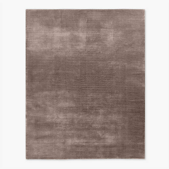 Kole Mink Brown Solid Performance Nylon Area Rug 8'x10'