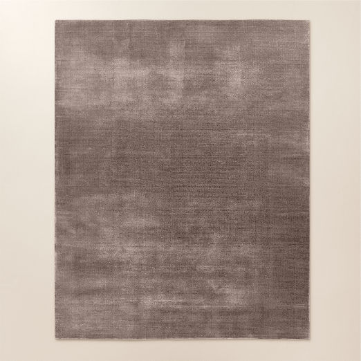 Kole Mink Brown Solid Performance Nylon Area Rug