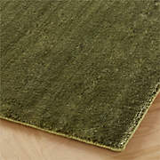 Kole Performance Nylon Olive Green Area Rug 12'x15' + Reviews | CB2