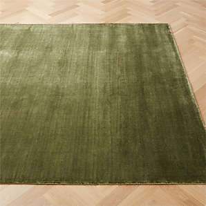 Super Area Rugs Waterbury Green and Cream 2 ft. x 6 ft. Cotton