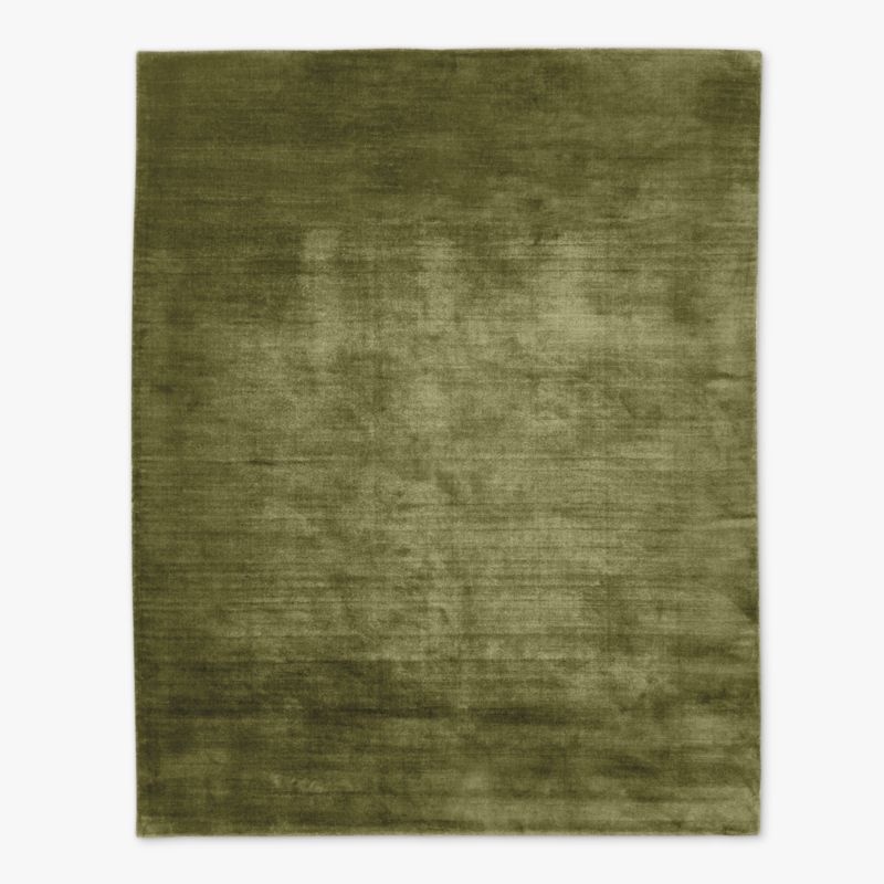 Kole Olive Green Solid Performance Nylon Area Rug 5'x8' - image 0 of 9