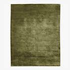 Kole Olive Green Solid Performance Nylon Area Rug 8'x10'