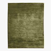 Kole Olive Green Solid Performance Nylon Area Rug 8'x10'