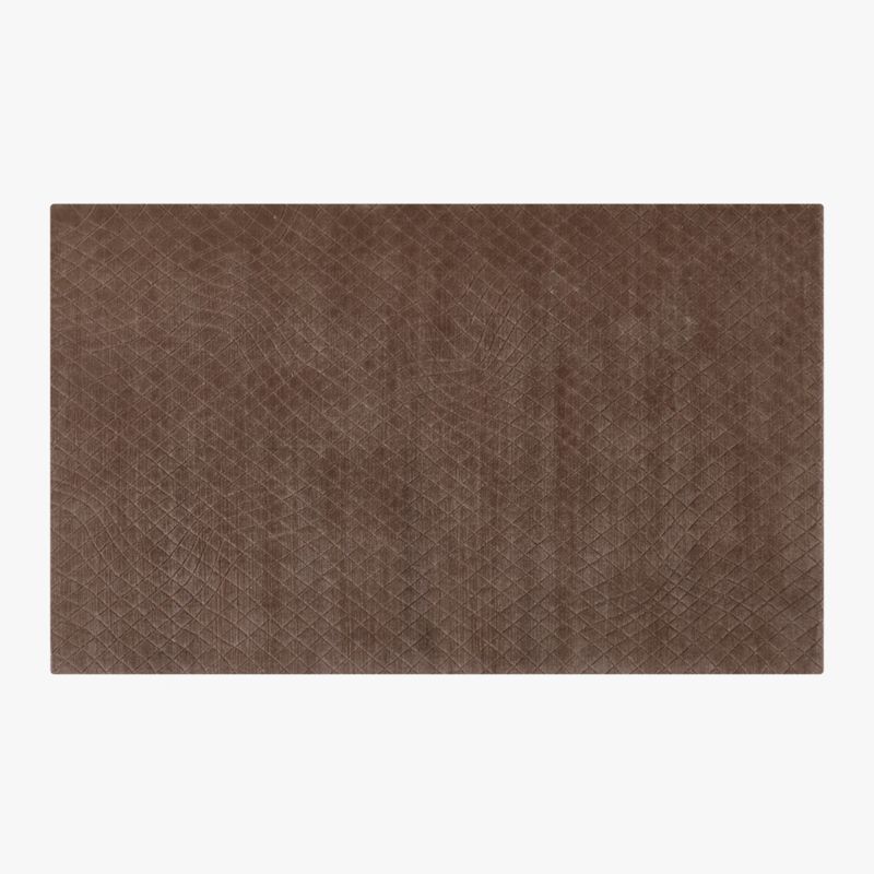 Kole Sienna Brown Abstract Performance Nylon Area Rug 5'x8' - image 0 of 3