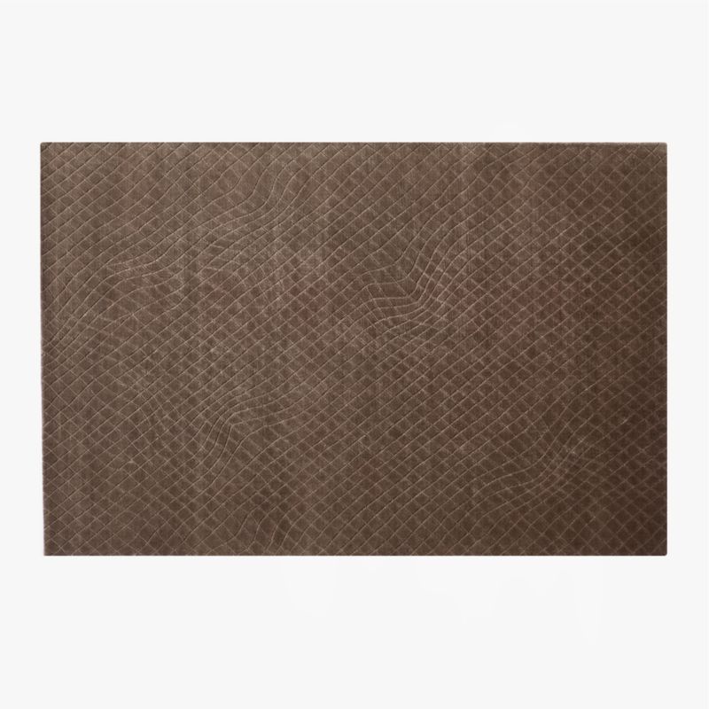 Kole Sienna Brown Abstract Performance Nylon Area Rug 6'x9' - image 0 of 3